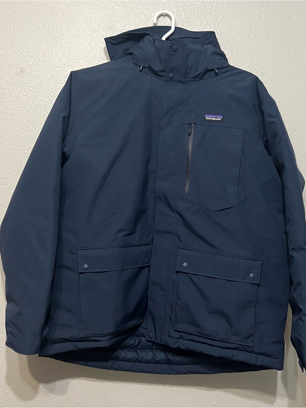 Patagonia Topley Jacket H2NO Navy Size 2XL